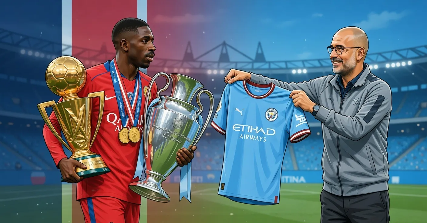 Громкий трансфер на горизонте: «Манчестер Сити» нацелился на Усмана Дембеле