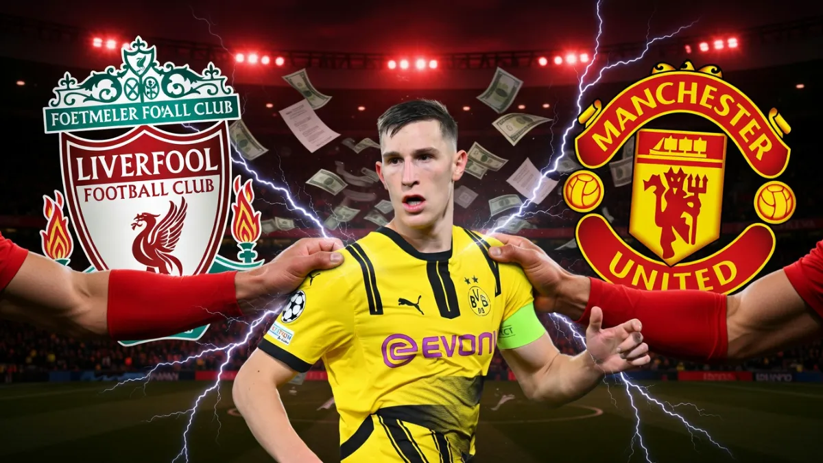 Нико Шлоттербек — Битва за Шлоттербека: «Ливерпуль» против «Манчестер Юнайтед»