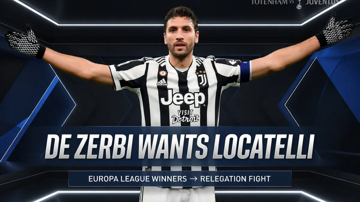 Роберто Де Дзерби зовет Мануэля Локателли спасать «Тоттенхэм»: трансфер из «Ювентуса» — Роберто Де Дзерби планирует забрать Мануэля Локателли из «Ювентуса» в «Тоттенхэм»