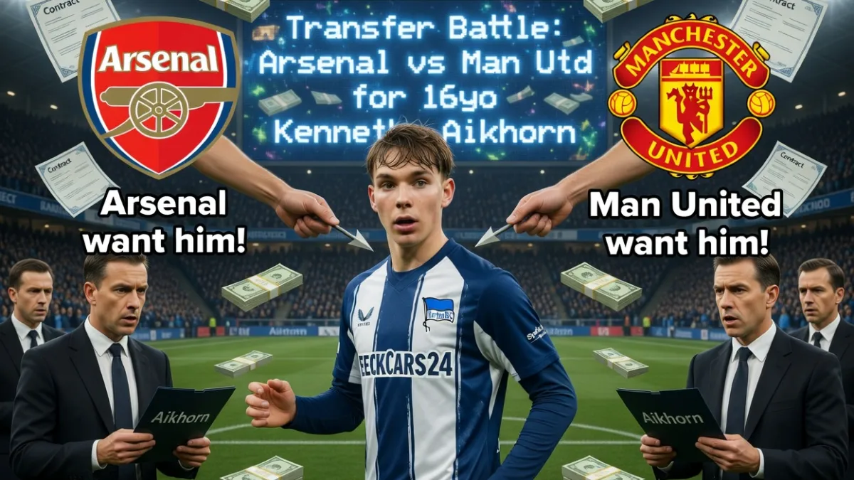 Кеннет Айххорн — «Арсенал» и «Манчестер Юнайтед» спорят за 16-летнего Кеннета Айххорна