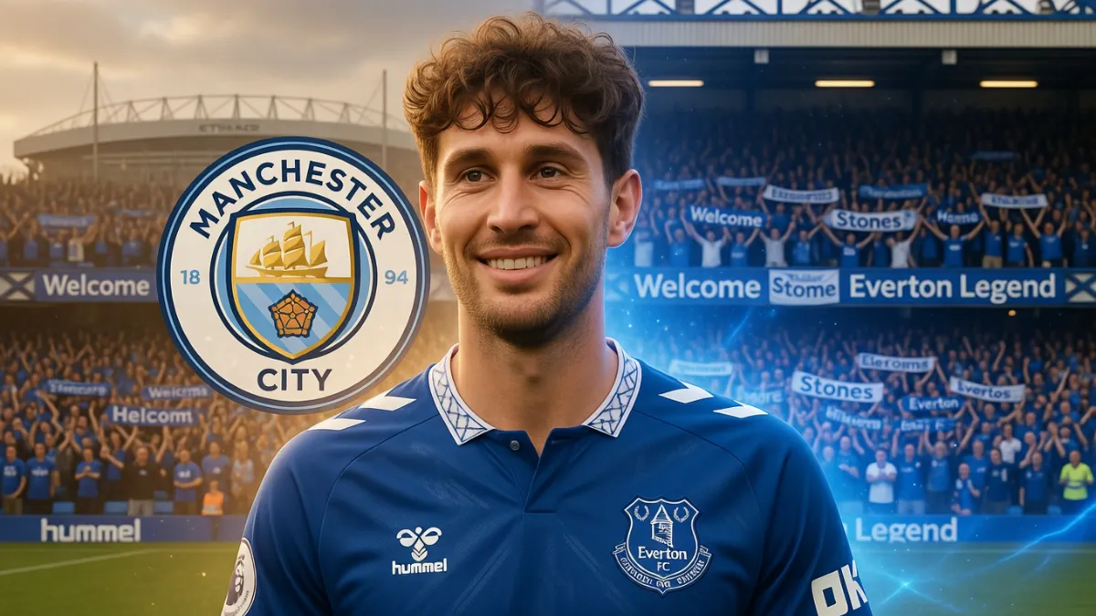 Джон Стоунз — Джон Стоунз сменит «Манчестер Сити» на родной «Эвертон»