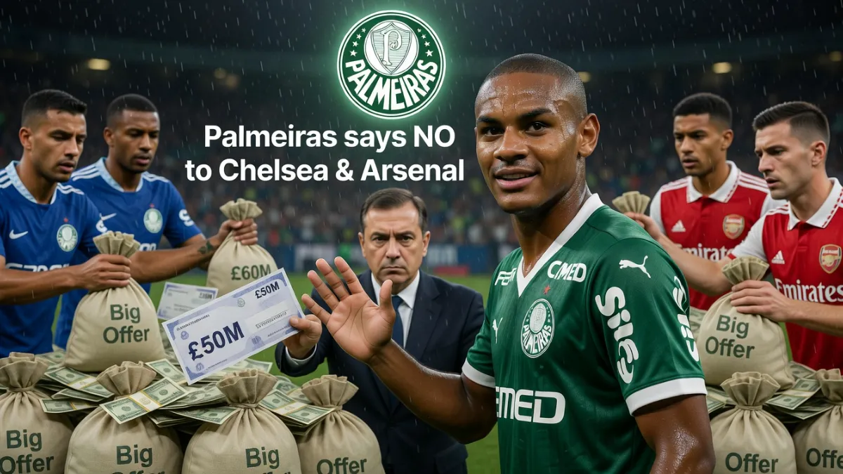 Эдуардо Консейсао — «Палмейрас» отклонил предложения «Челси» и «Арсенала» по «новому Винисиусу»