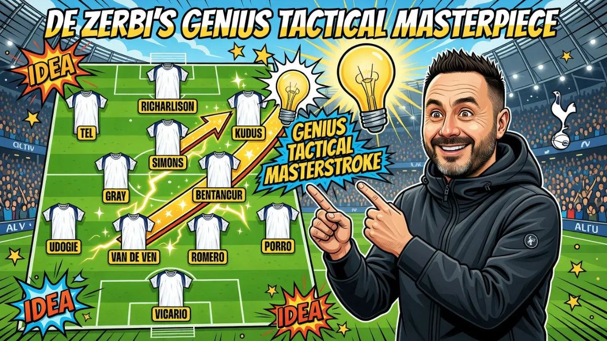 Роберто Де Зерби — Де Дзерби дебютирует в «Тоттенхэме» с перестановок в составе