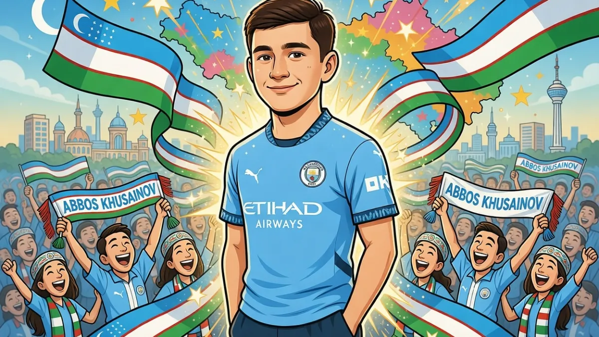 Абдукодир Хусанов — Абдукодир Хусанов — главная суперзвезда Узбекистана и лучший игрок месяца в «Манчестер Сити»