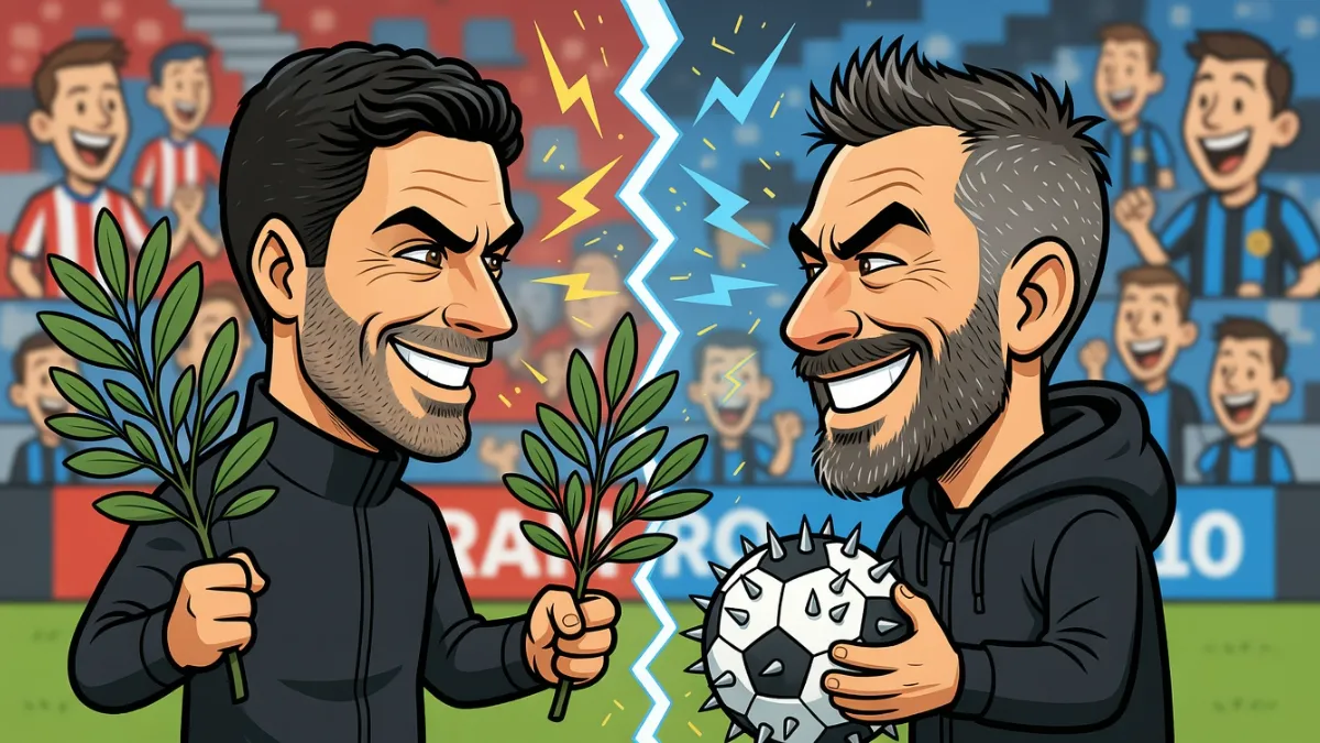 Микель Артета и Роберто Де Дзерби — Артета похвалил Де Дзерби на фоне его назначения в «Тоттенхэм»