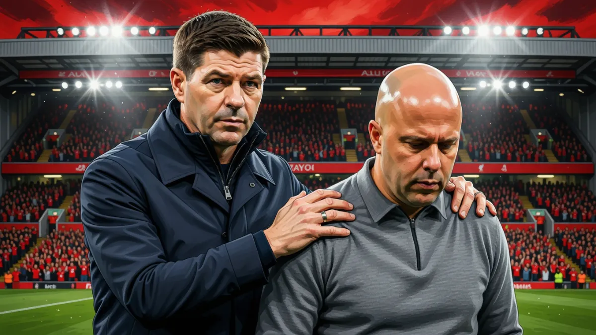 Стивен Джеррард и Арне Слот — Стивен Джеррард призвал «Ливерпуль» не увольнять Арне Слота, несмотря на «ужасные» результаты