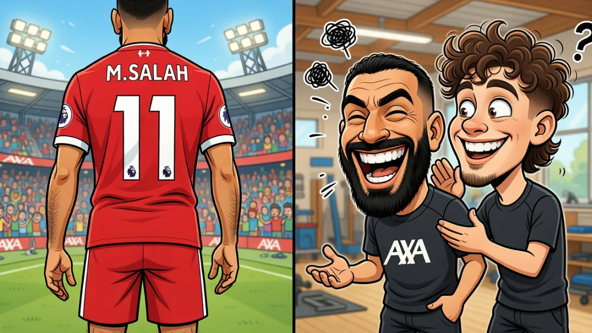 Мохаммед Салах и Милош Керкез — Мохаммед Салах в шутку назвал преемника своего игрового номера в «Ливерпуле»