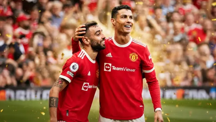 Бруну Фернандеш и Криштиану Роналду — 