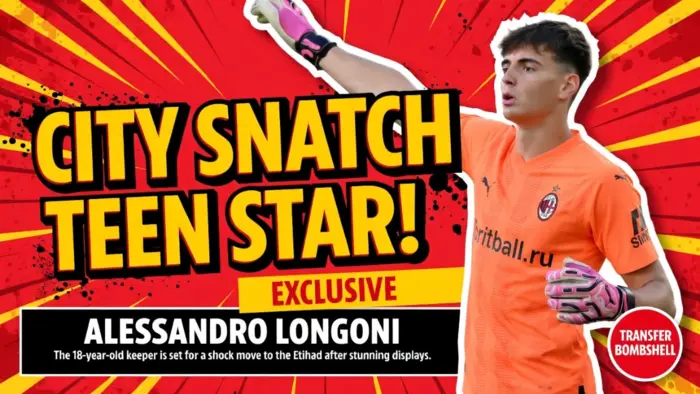 18-летний голкипер молодежной команды «Милана» Алессандро Лонгони. — 