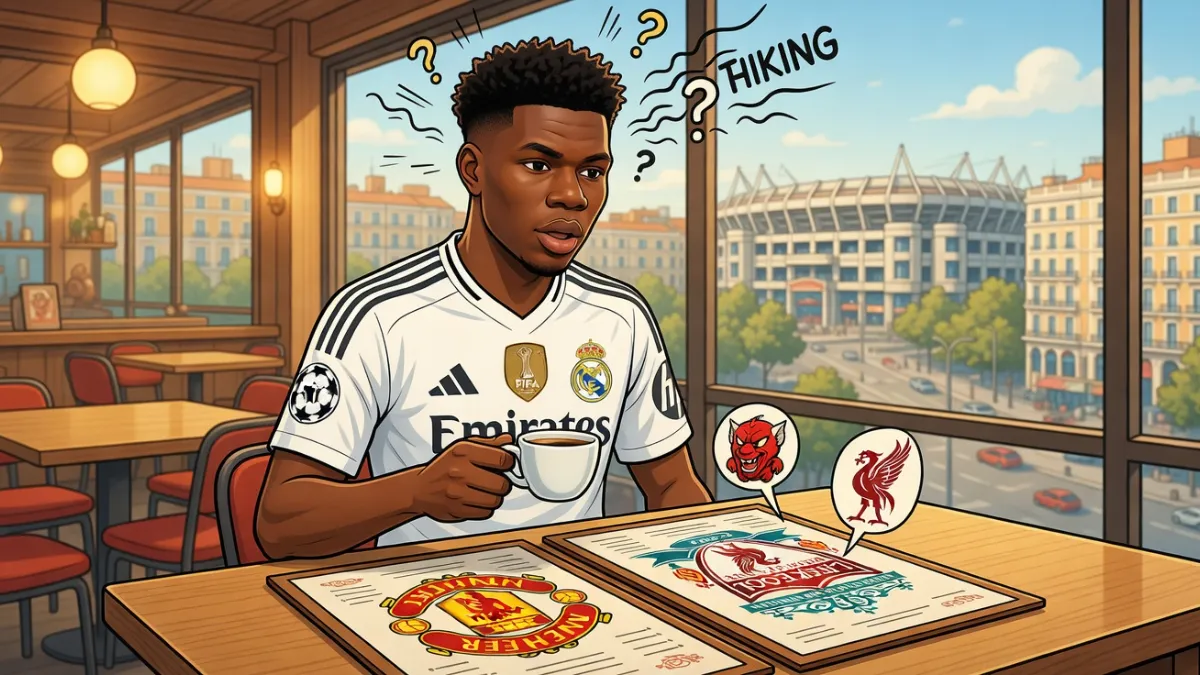 Орельен Тчуамени — Орельен Тчуамени «заинтригован» возможным переходом в «Манчестер Юнайтед» или «Ливерпуль»