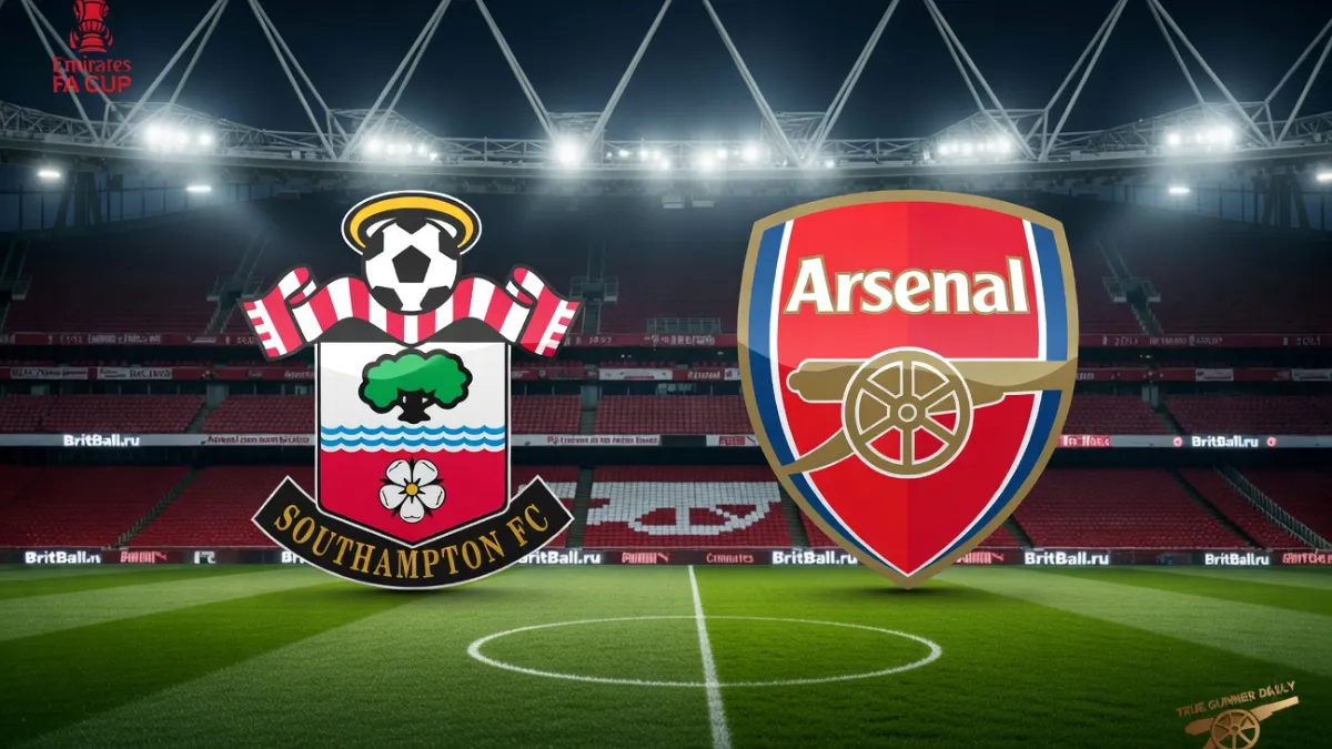 Микель Артета — Ориентировочный состав «Арсенала» против «Саутгемптона» в 1/4 Кубка Англии