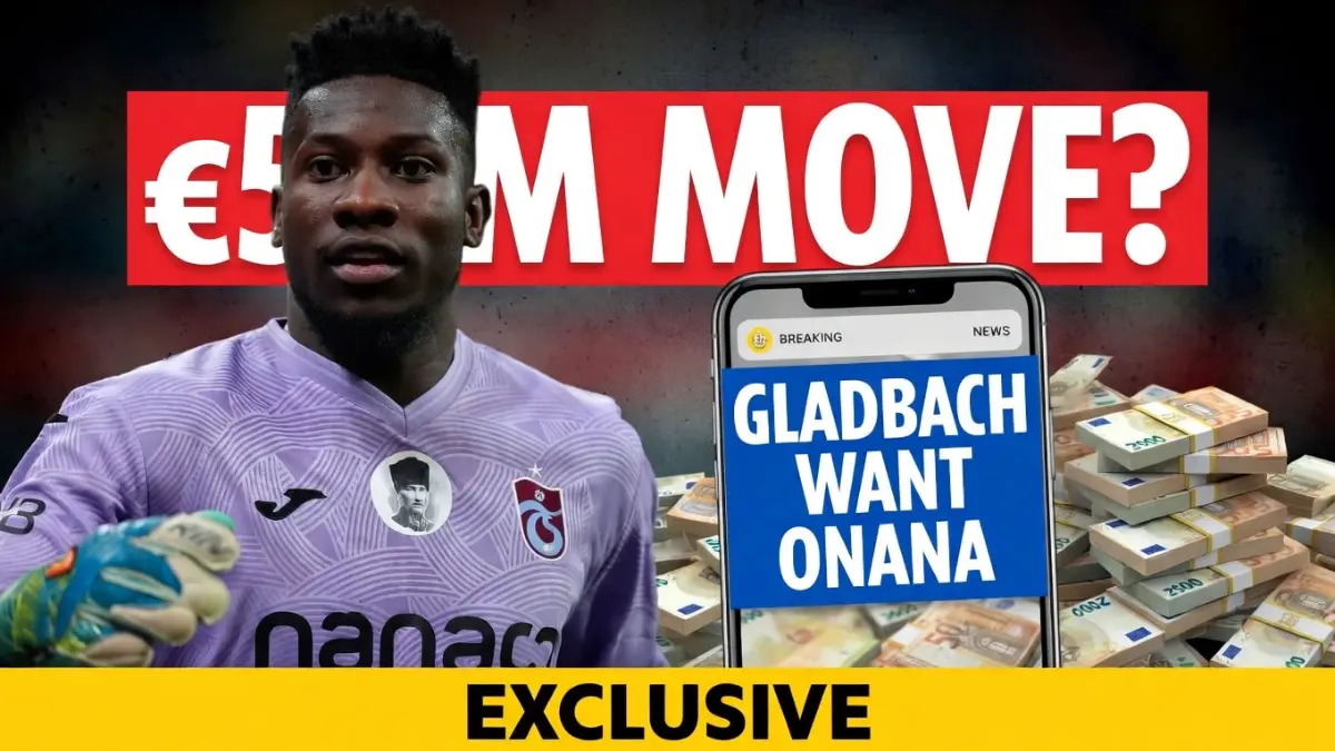 Камерунский вратарь Андре Онана, права на которого принадлежат «Манчестер Юнайтед». — Менхенгладбахская «Боруссия» изучает возможность трансфера Андре Онана из «МЮ»