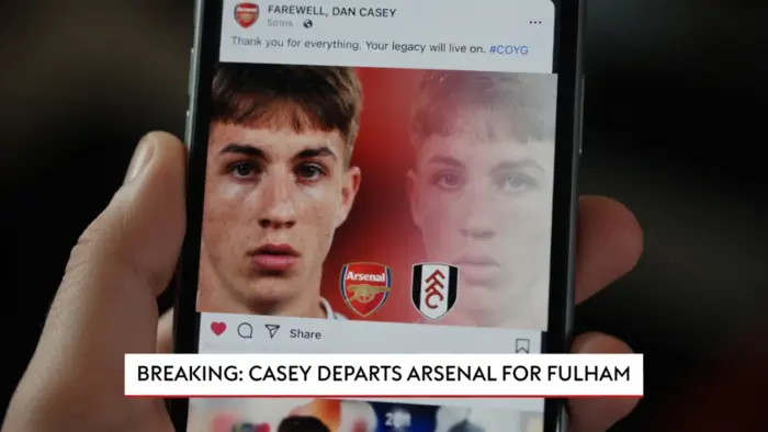 18-летний футболист Дэн Кейси, покинувший систему лондонского «Арсенала». — 