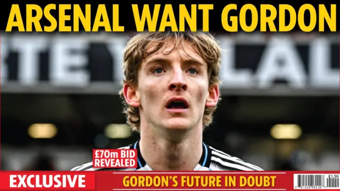 Вингер «Ньюкасл Юнайтед» и сборной Англии Энтони Гордон. — 