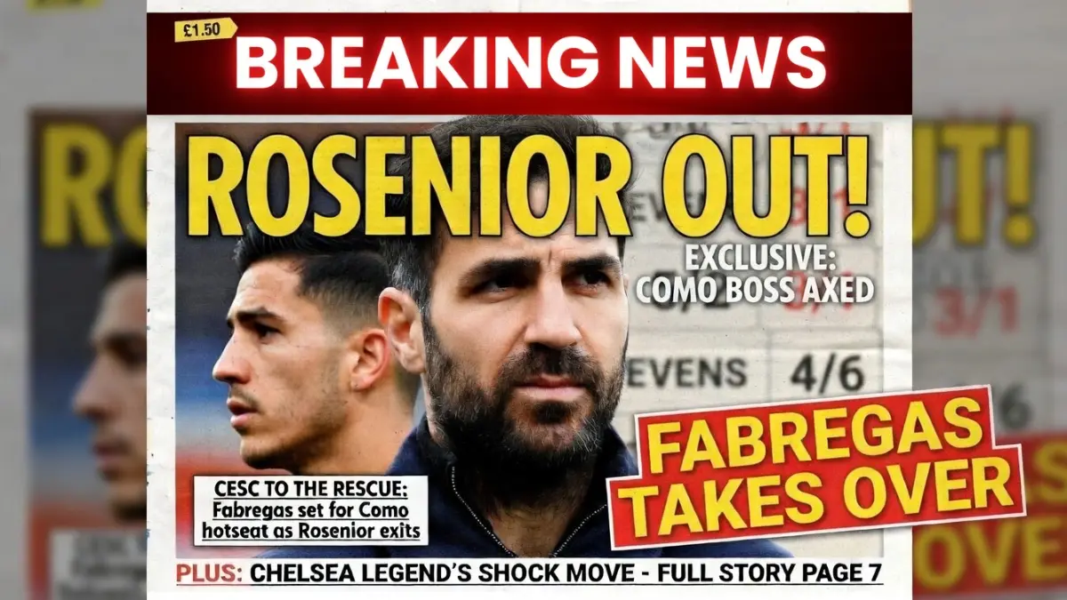 41-летний главный тренер итальянского «Комо» и легенда «Челси» Сеск Фабрегас. — Раздевалка «Челси» бунтует против Лиама Росеньора — Сеск Фабрегас может возглавить клуб