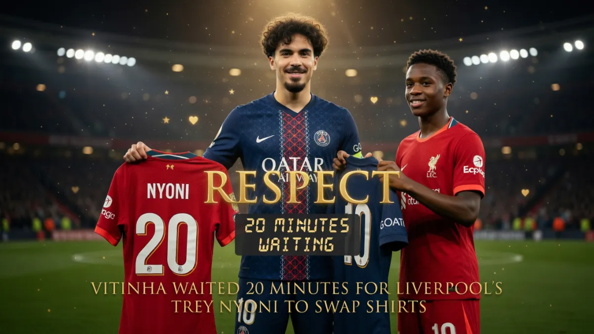 Витинья и Трей Ньони — Респект дня: Витинья 20 минут ждал игрока «Ливерпуля» для обмена футболками