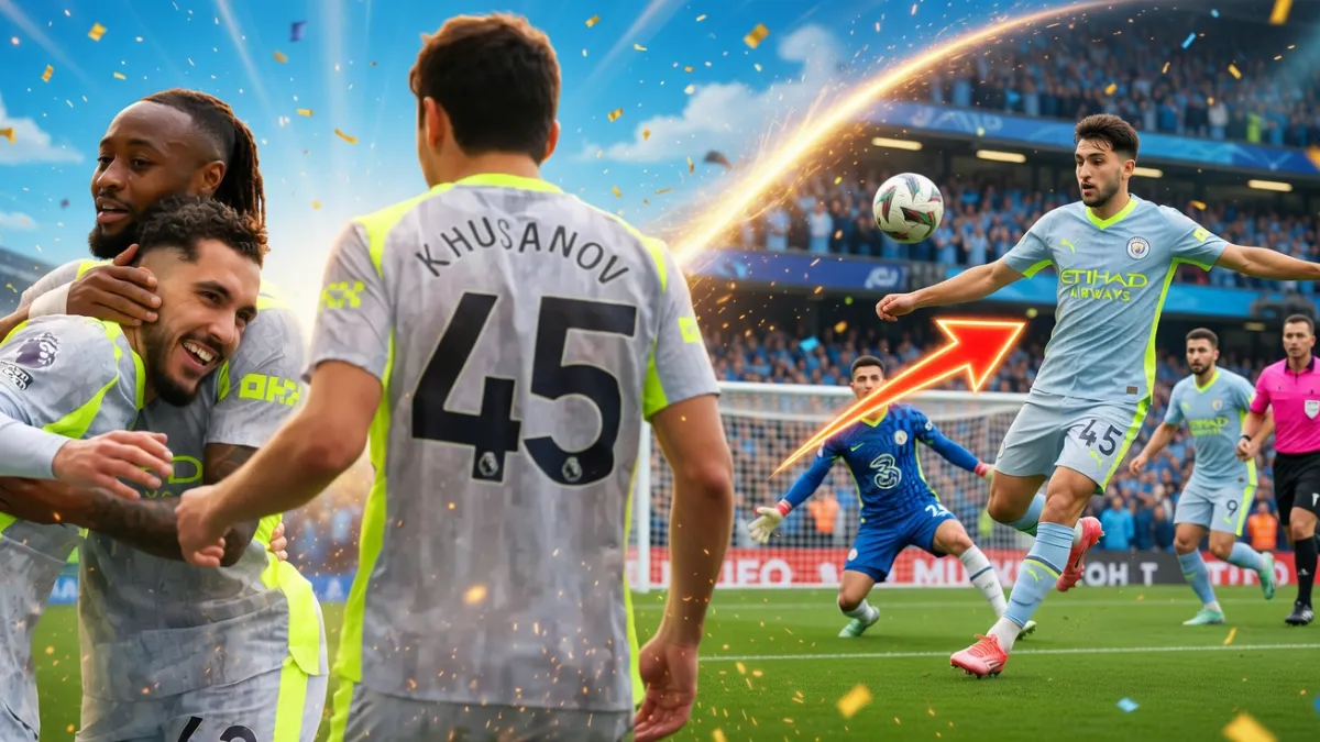 Абдукодир Хусанов — Празднование Абдукодира Хусанова до гола в матче против «Челси» стало вирусным