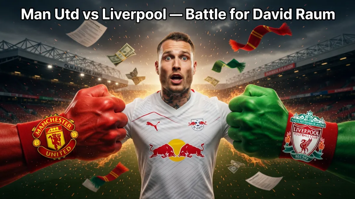 Давид Раум — «Ливерпуль» и «Ман Юнайтед» вступили в борьбу за капитана «Лейпцига»