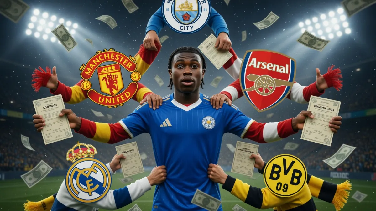 Джереми Монга — «Манчестер Юнайтед» нацелился на 16-летнего таланта «Лестера»