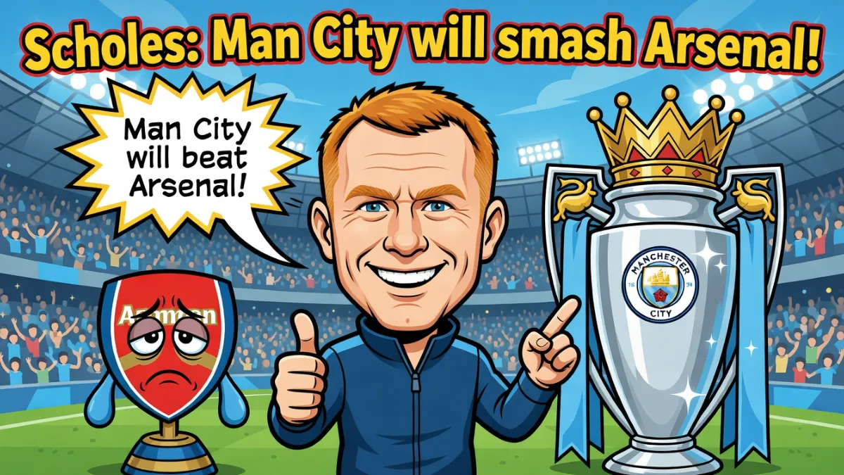 Пол Скоулз — Пол Скоулз уверен: «Манчестер Сити» заберет чемпионство у «Арсенала»