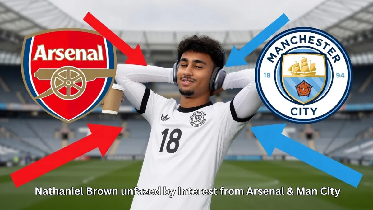 Натаниэль Браун — Натаниэль Браун ответил на интерес «Арсенала» и «Манчестер Сити»