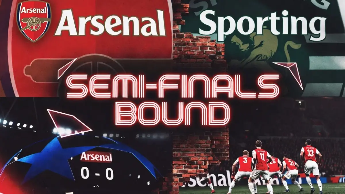 «Арсенал» в полуфинале ЛЧ! — «Арсенал» прагматично засушил «Спортинг» и шагнул в полуфинал Лиги чемпионов