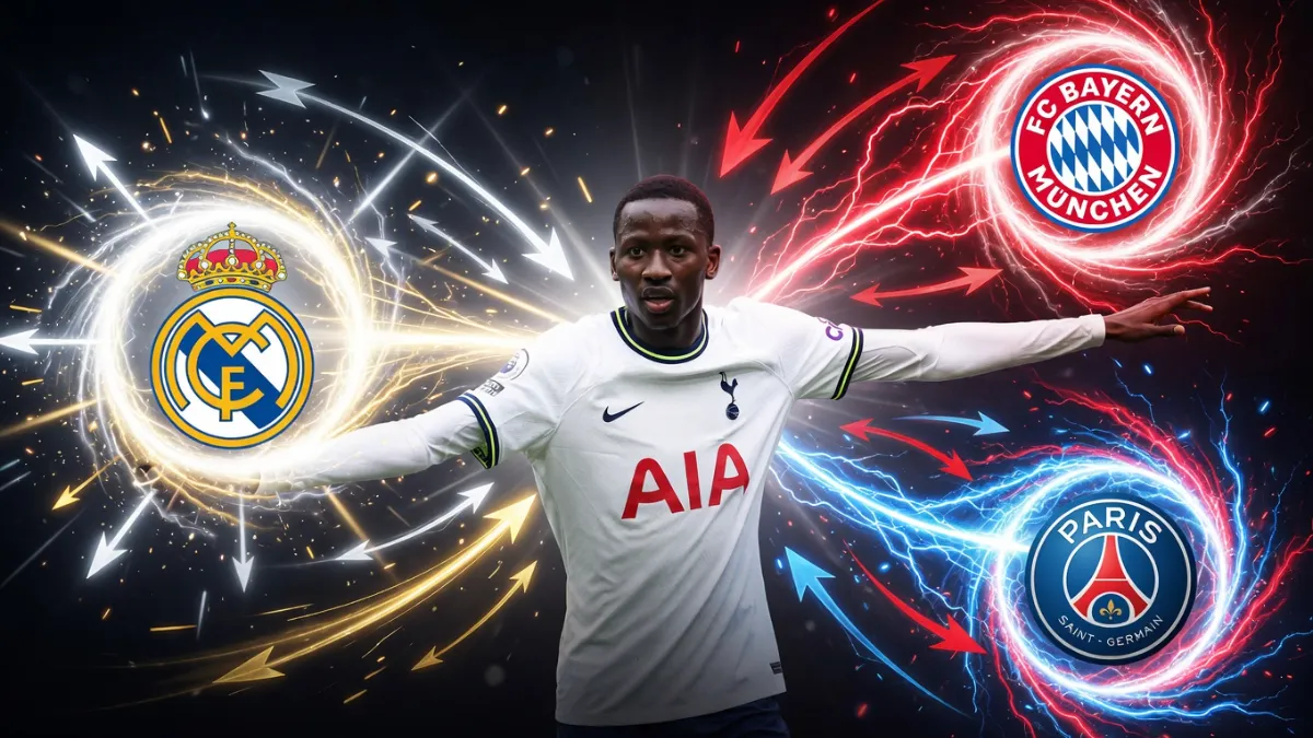 Пап Матар Сарр — Игрок «Тоттенхэма» попал в сферу интересов «Реала», «Баварии» и ПСЖ