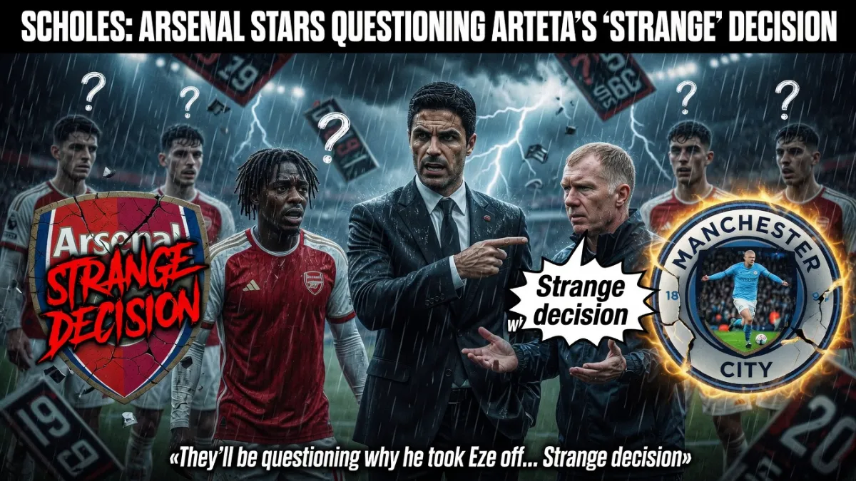 Пол Скоулз и Микель Артета — Скоулз раскритиковал Артету за матч против «Манчестер Сити»