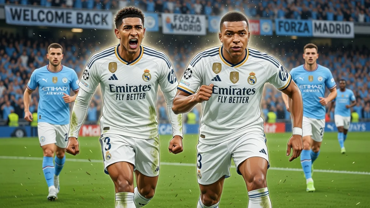 «Манчестер Сити» — «Реал»: Мбаппе и Беллингем вернулись