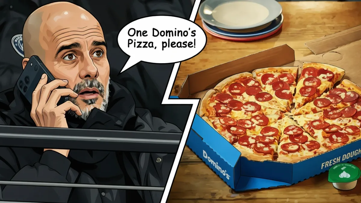 Domino's потроллили Гвардиолу после осечки в матче с «Вест Хэмом»