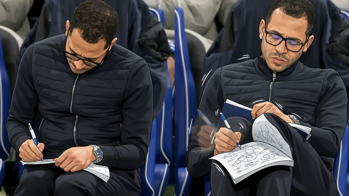 Блокнот Лиама Росеньора: зачем тренер «Челси» делает записи