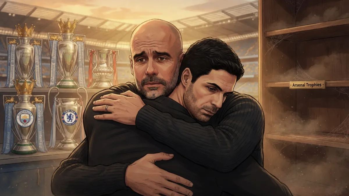 Артета и Гвардиола — «Арсенал» установил пугающий антирекорд: 539 дней на вершине без чемпионского титула