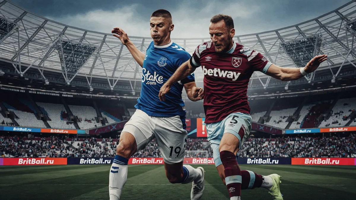 Игроки «Вест Хэма» и «Эвертона» — Суперкомпьютер Opta назвал фаворита матча «Вест Хэм» — «Эвертон»