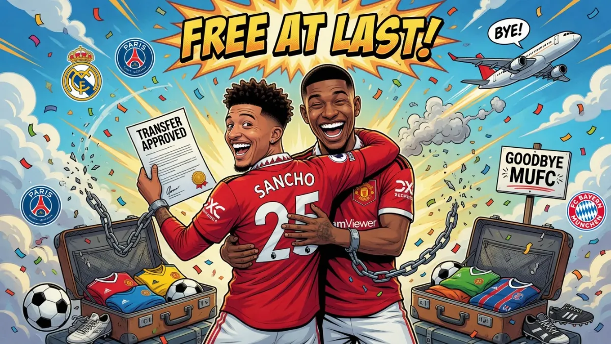 Джейдон Санчо и Рэшфорд — «Манчестер Юнайтед» планирует расстаться с Джейдоном Санчо ради разгрузки зарплатной ведомости