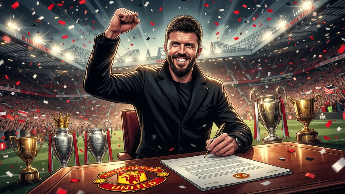 Майкл Каррик — Майкл Каррик — главный фаворит на пост постоянного тренера «Манчестер Юнайтед»