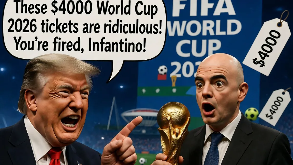 Дональд Трамп — Дональд Трамп раскритиковал стоимость билетов на чемпионат мира 2026 года