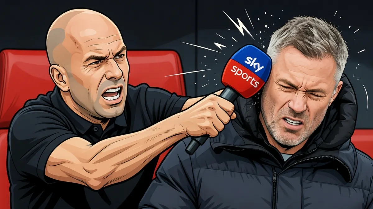 Арне Слот ответил на критику Джейми Каррагера