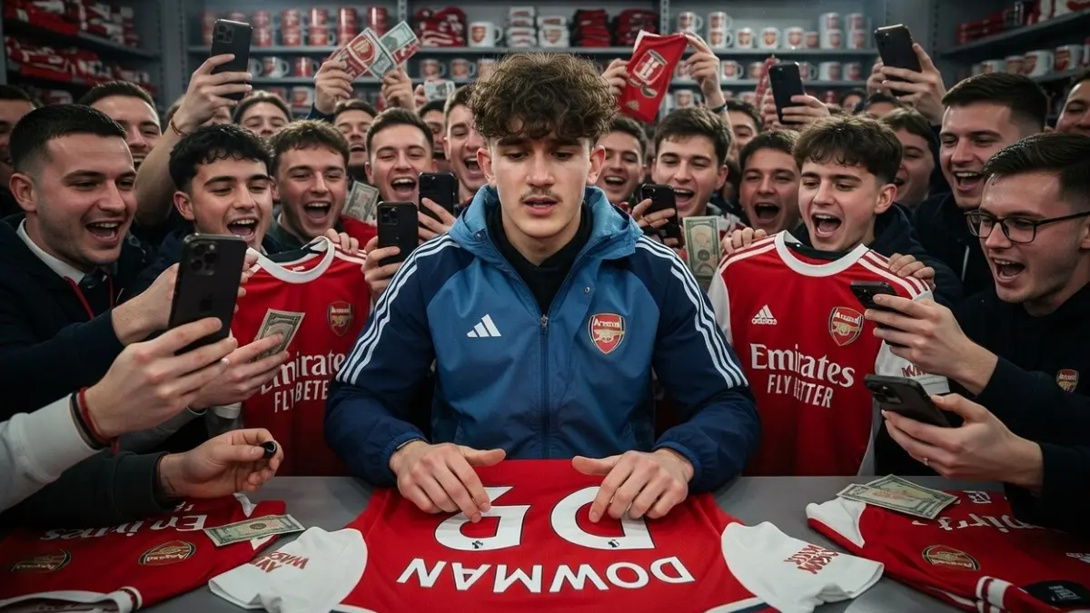 «Арсенал» не справляется со спросом на футболки 16-летней сенсации Макса Даумана