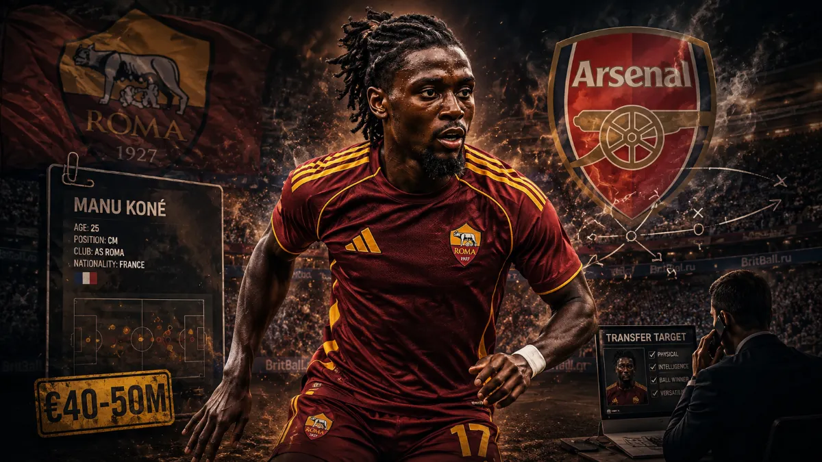 Ману Коне — Микель Артета нашел полузащитника: «Арсенал» нацелился на Коне