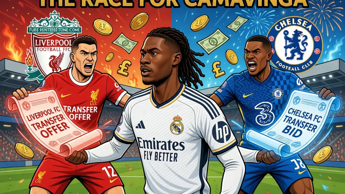 «Ливерпуль» и «Челси» ведут переговоры по игроку «Реала» Эдуардо Камавинге