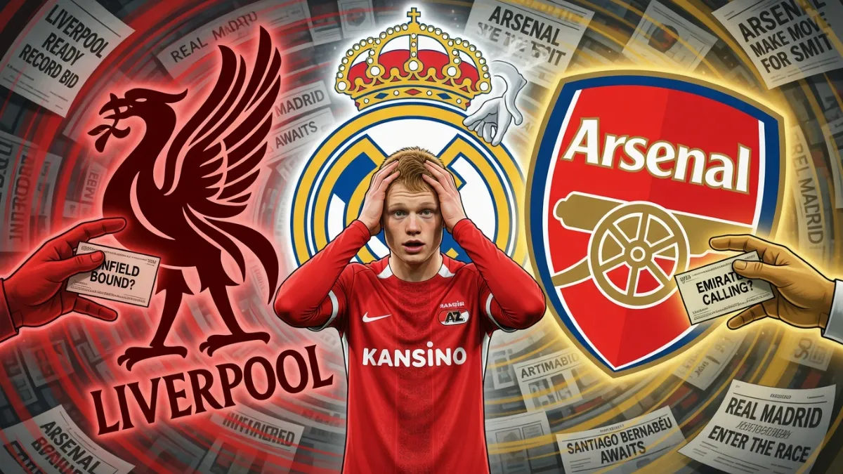 Битва за Кеса Смита: «Ливерпуль» и «Арсенал» опережают «Ньюкасл» в трансферной гонке