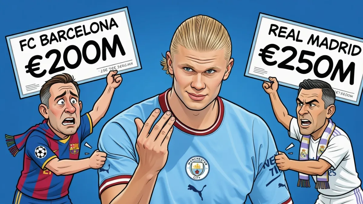 «Барселона» и «Реал» возобновили охоту на Эрлинга Холланда