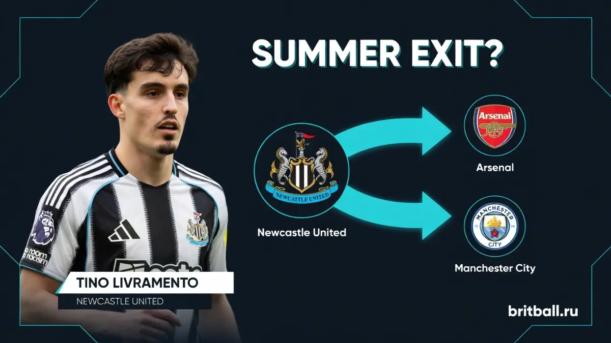 Защитник «Ньюкасла» и сборной Англии Тино Ливраменто. — «Ньюкасл» может потерять Тино Ливраменто — переговоры по контракту зашли в тупик