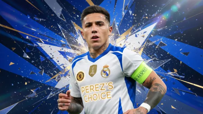 Полузащитник лондонского «Челси» Энцо Фернандес, ставший главной трансферной целью «Реала». — 