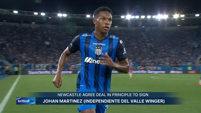 Юный эквадорский вингер «Индепендьенте дель Валье» Йохан Мартинес. — 