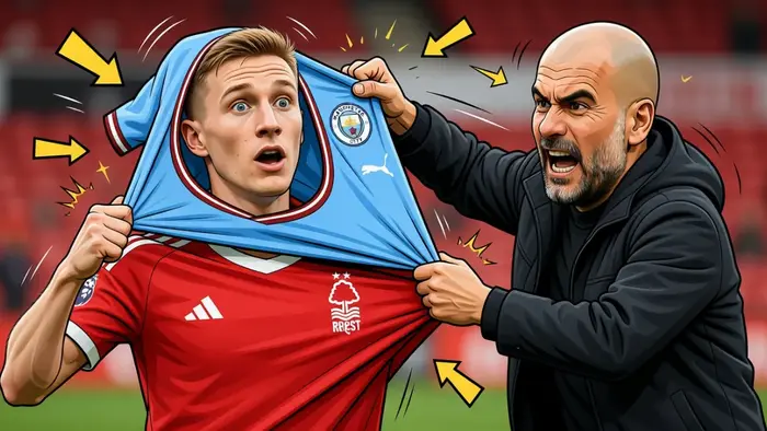 Эллиотт Андерсон и Пеп Гвардиола — 